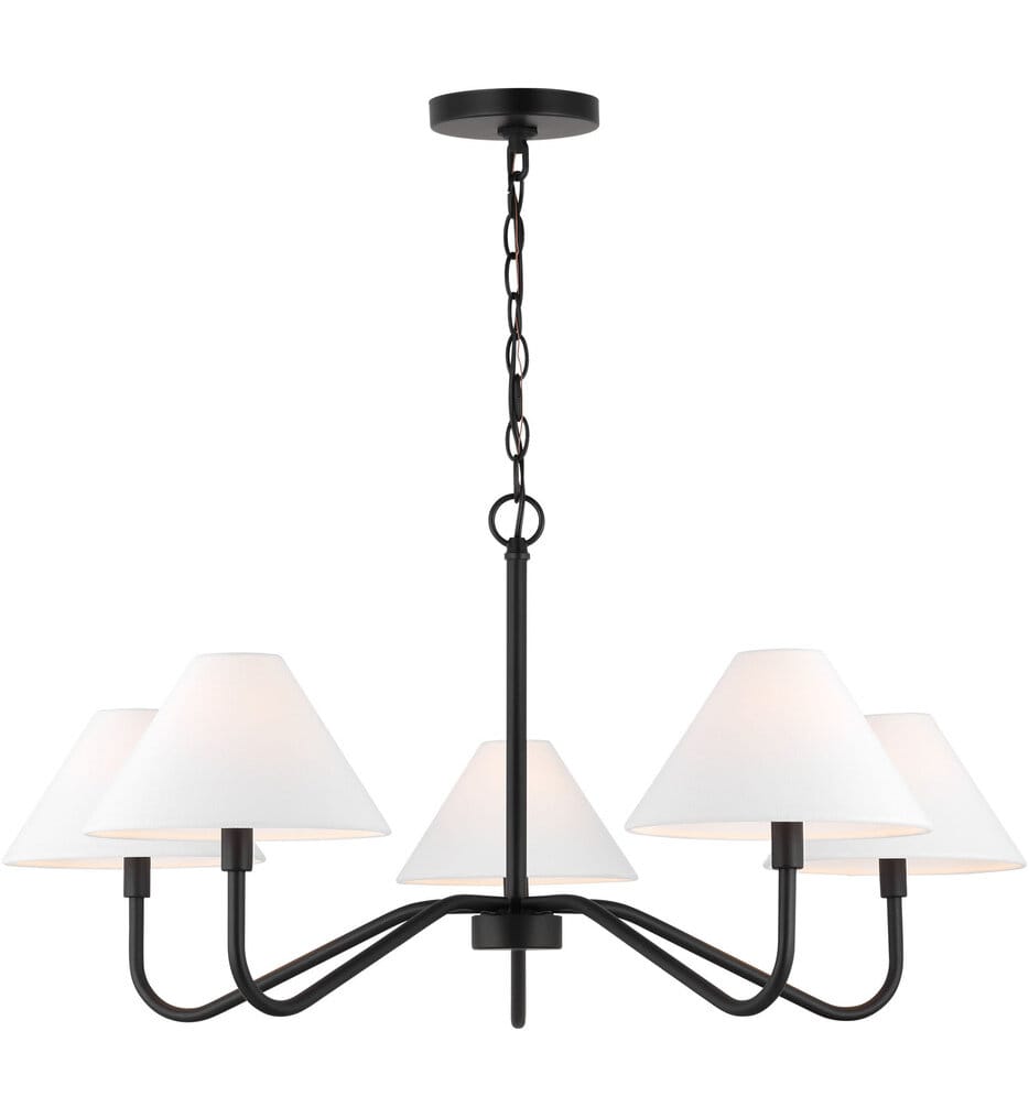 Visual Comfort Studio - DJC1205MBK - Eldon 34" Chandelier