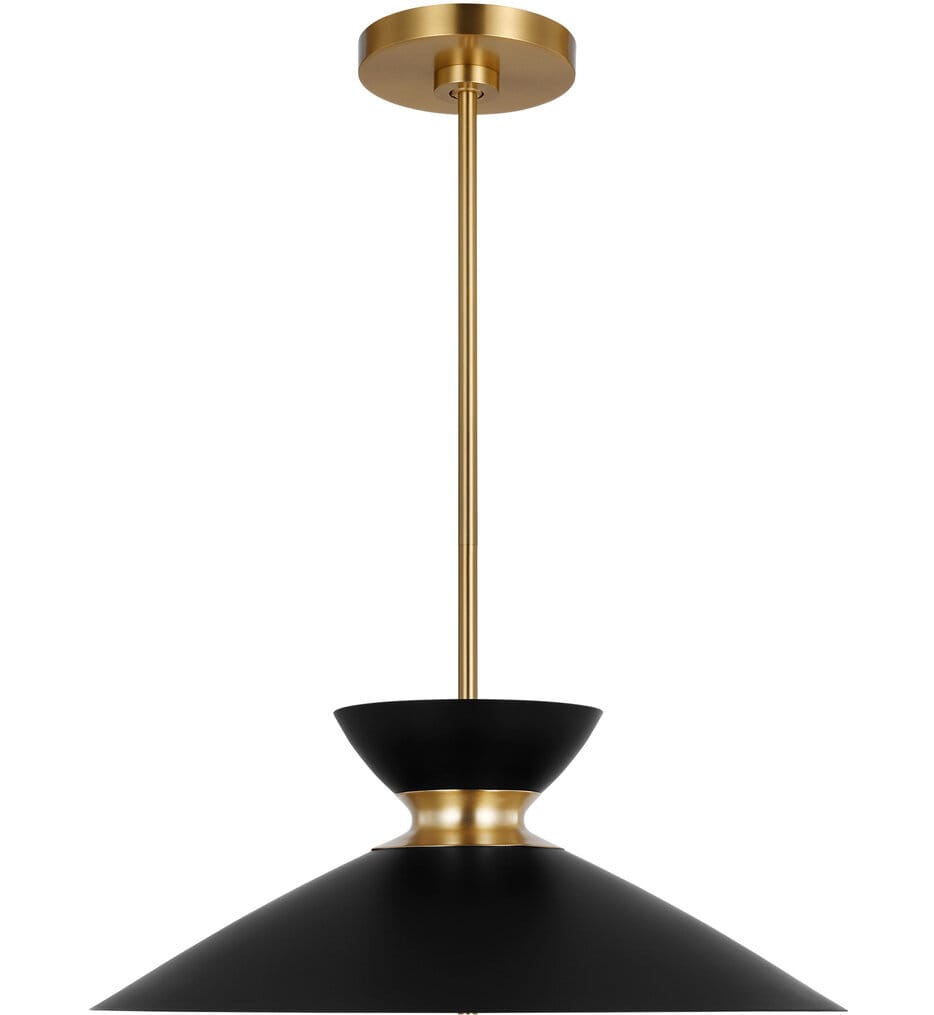 Visual Comfort Studio - EP1231MBKBBS - Heath 18.5" Pendant