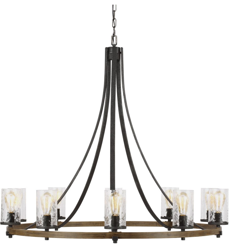 Visual Comfort Studio - F3137/10DWK/SGM - Angelo 48.13" Chandelier