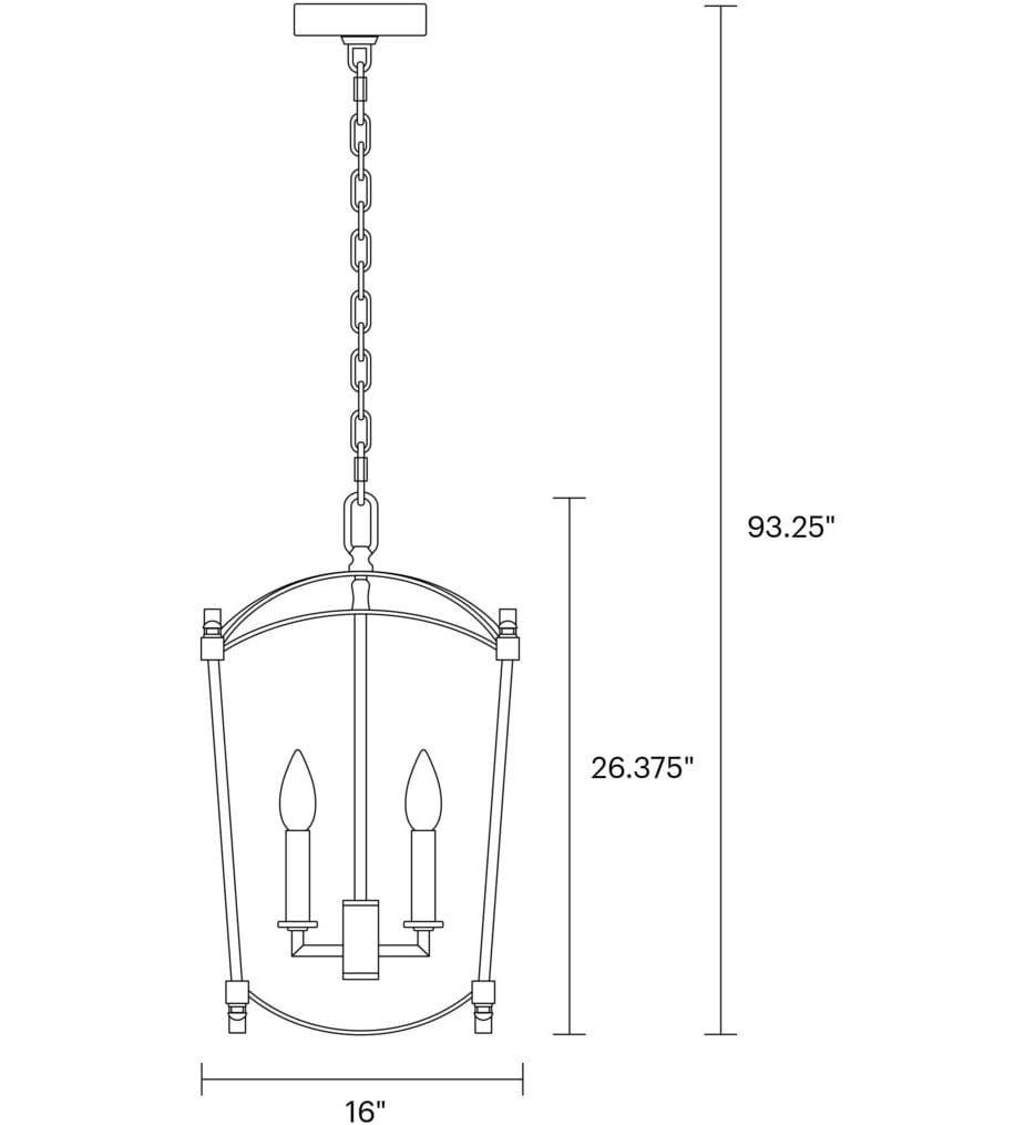 Visual Comfort Studio - Sean Lavin - Thayer 16" Chandelier