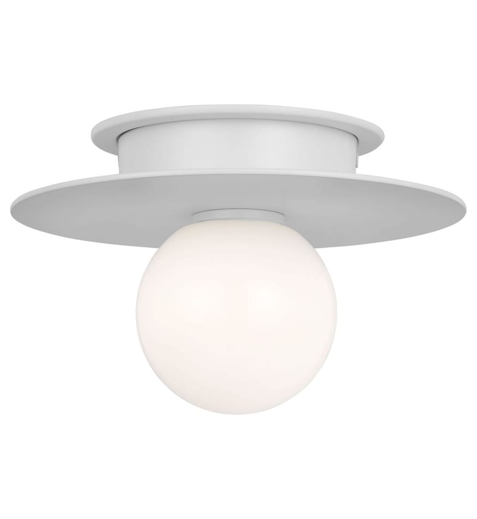 Visual Comfort Studio - KF1001MWT - Nodes 8-inch Flush Mount