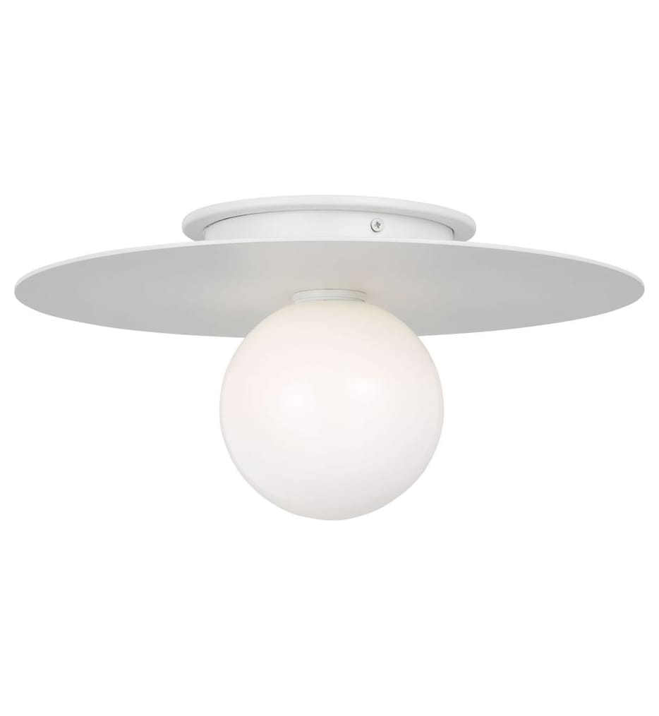 Visual Comfort Studio - KF1011MWT - Nodes 14-inch Flush Mount
