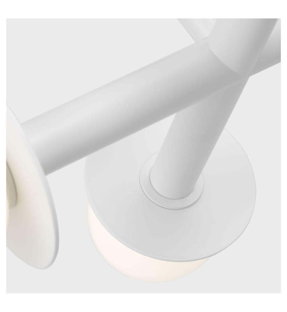 Visual Comfort Studio - KF1034MWT - Nodes 18-inch Semi-Flush Mount