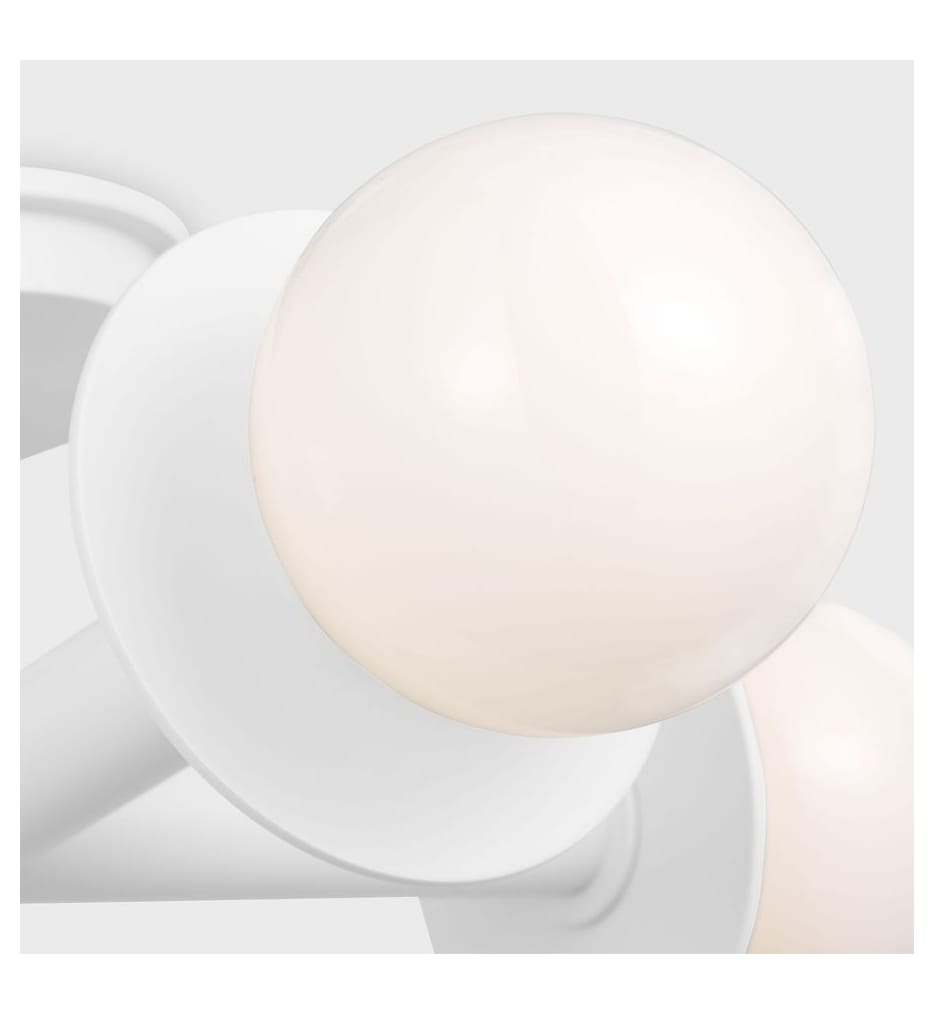 Visual Comfort Studio - KF1034MWT - Nodes 18-inch Semi-Flush Mount