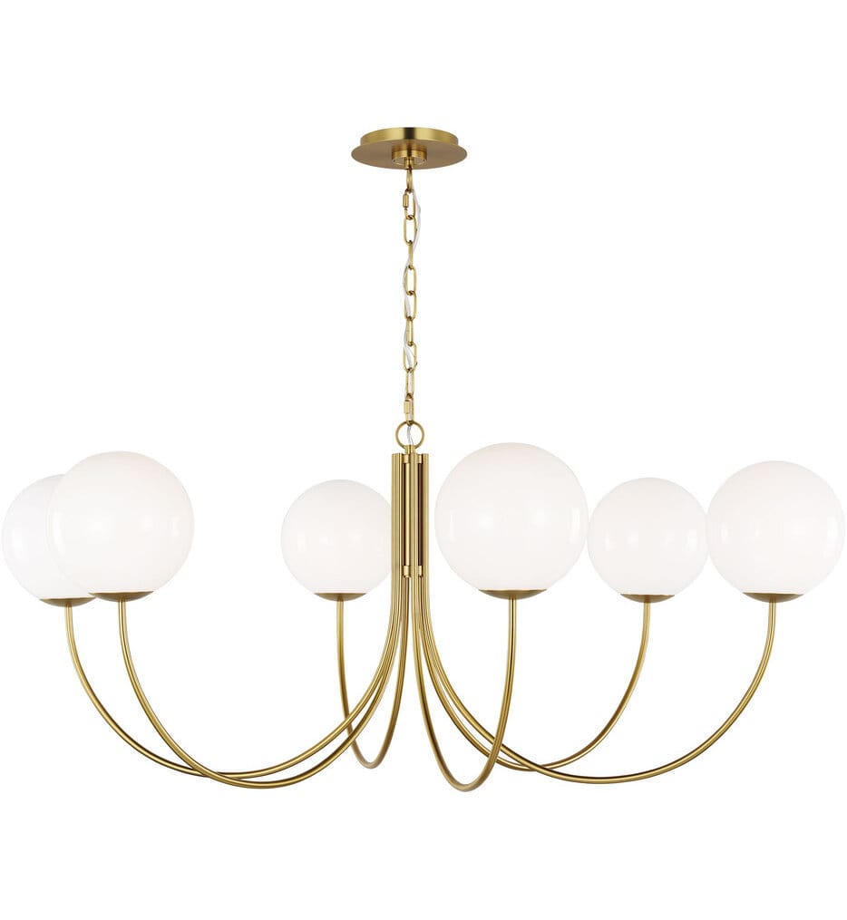 Visual Comfort Studio - KSC1146BBS - Noemie 42" Chandelier
