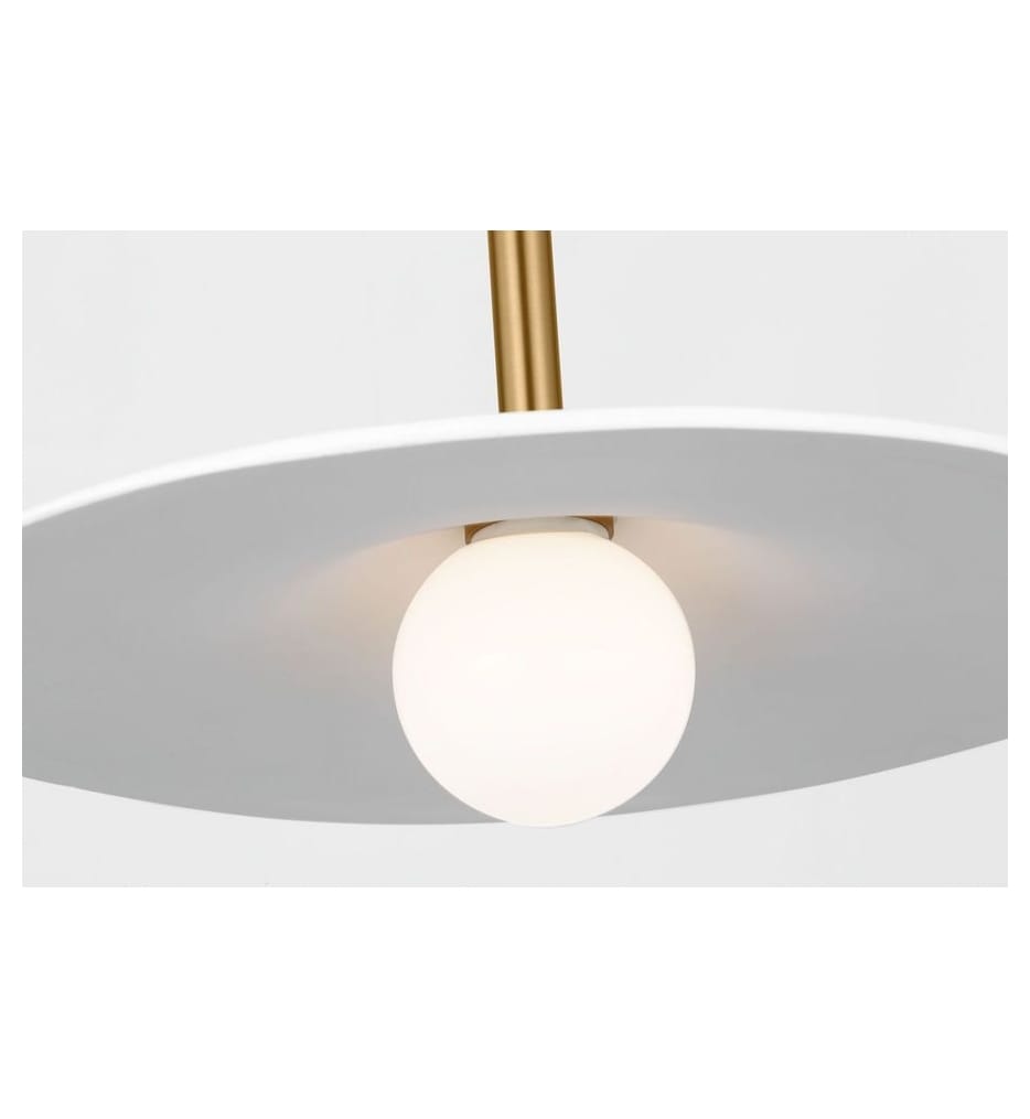 Visual Comfort Studio - KSP1191BBS - Endicott 16-inch Pendant