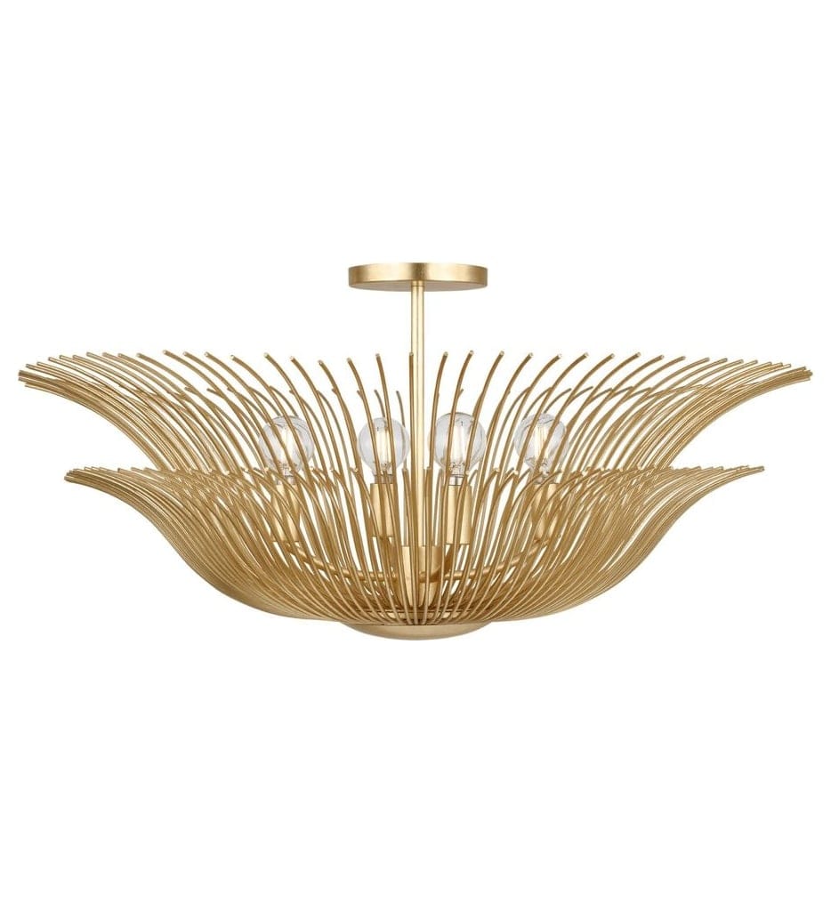 Visual Comfort Studio - LXF1024GD - Dorelle 28-inch Flush Mount