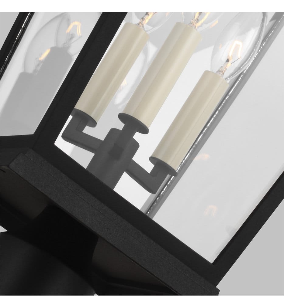 Visual Comfort Studio - OL15407TXB - Warren 3 Light Outdoor Post Lantern