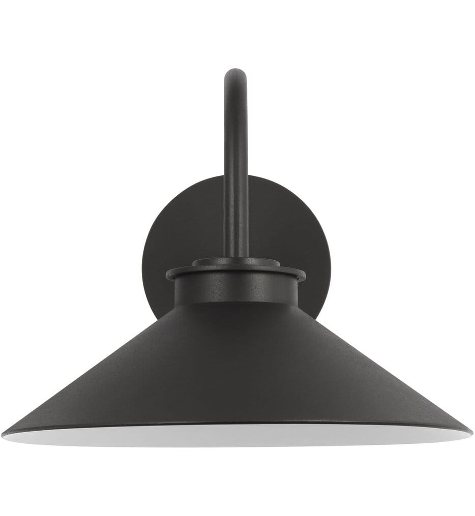 Visual Comfort Studio - SLO1011TXB-L1 - Modern Barn Light 12" Outdoor Wall Sconce