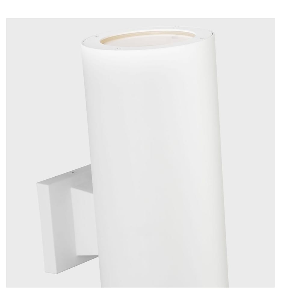 Visual Comfort Studio - SLO1172OTW - Outdoor Cylinders 18-inch Outdoor Wall Sconce
