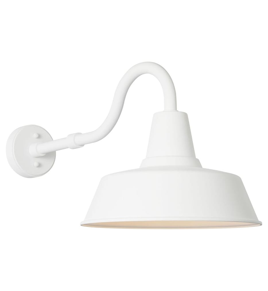 Visual Comfort Studio - SLO1201OTW - Barn Light 14-inch Outdoor Wall Sconce