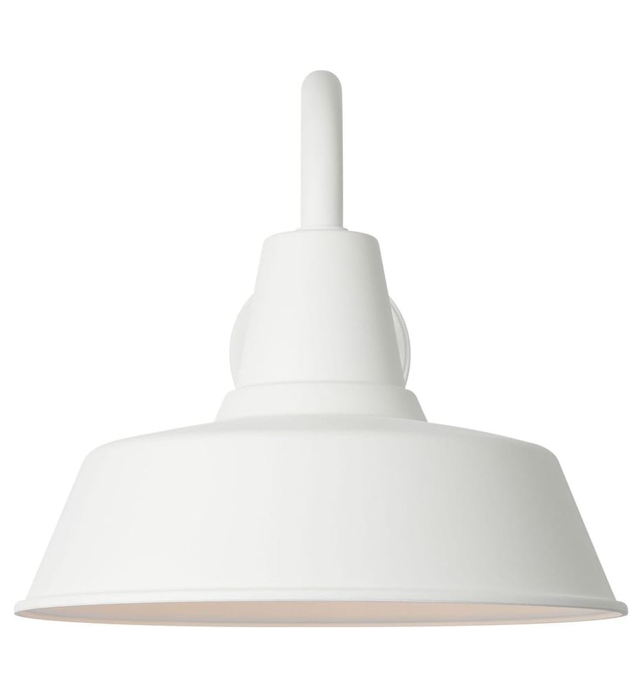 Visual Comfort Studio - SLO1201OTW - Barn Light 14-inch Outdoor Wall Sconce