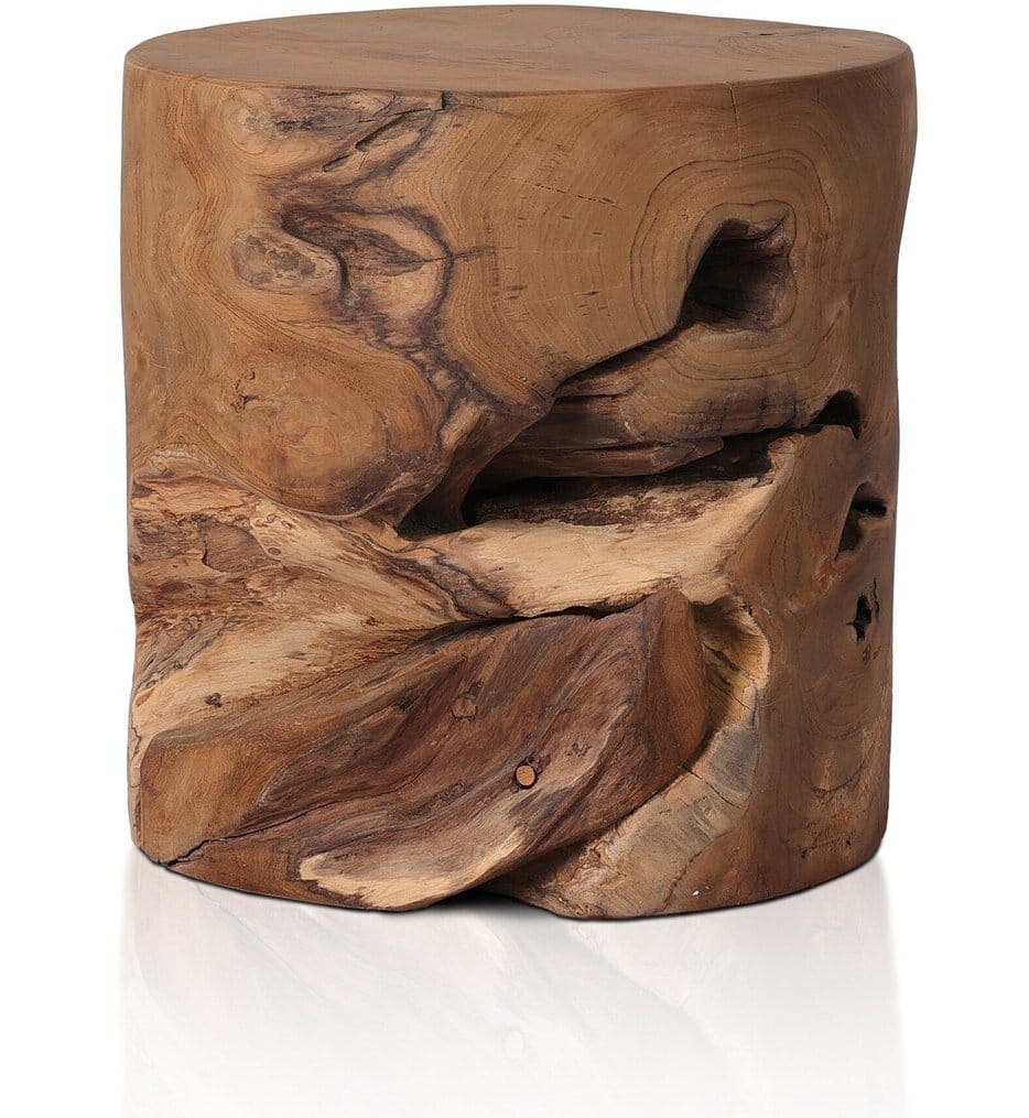 Four Hands - Teak 15.75" Outdoor Stool