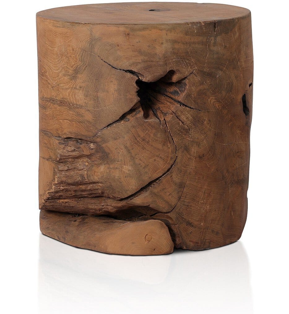 Four Hands - Teak 15.75" Outdoor Stool