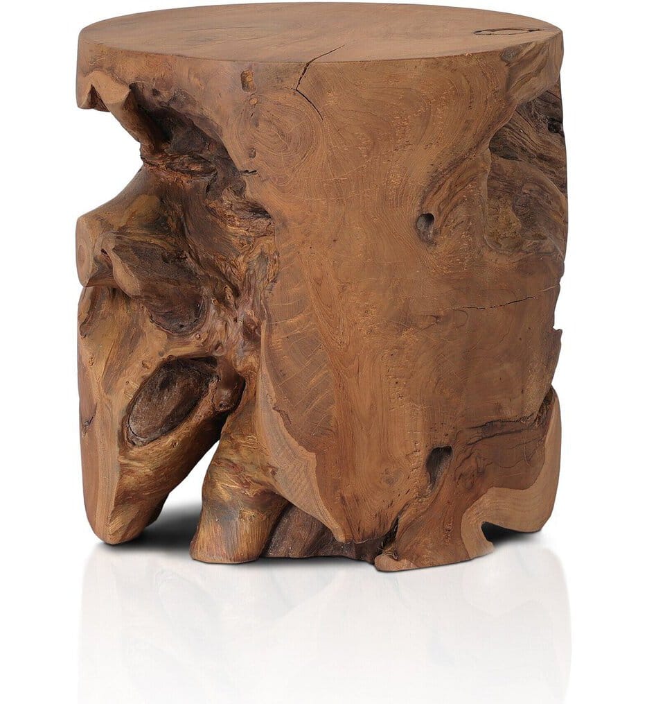 Four Hands - Teak 15.75" Outdoor Stool