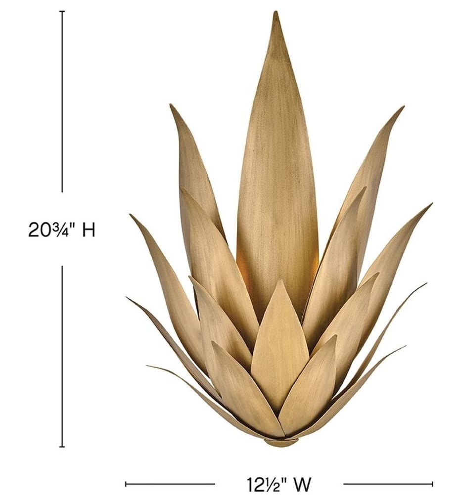 Fredrick Ramond - Agave 20.75" Wall Sconce