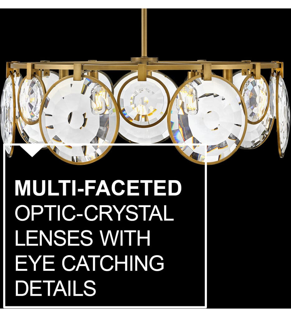 Fredrick Ramond - FR31265HBR - Nala 31" Chandelier