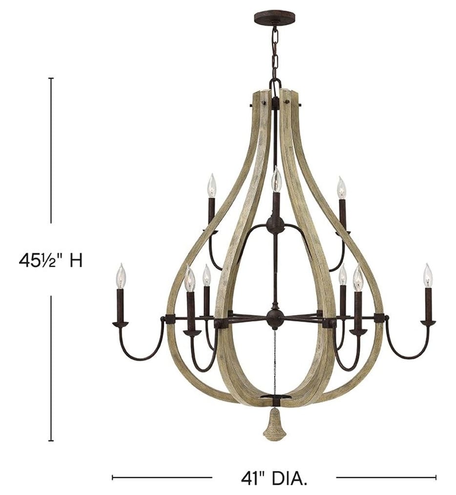 Fredrick Ramond - FR40578IRR - Middlefield 41" Chandelier