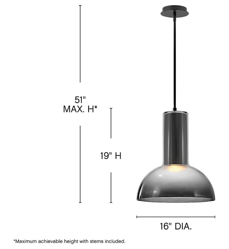 Fredrick Ramond - Ombra 16" Pendant
