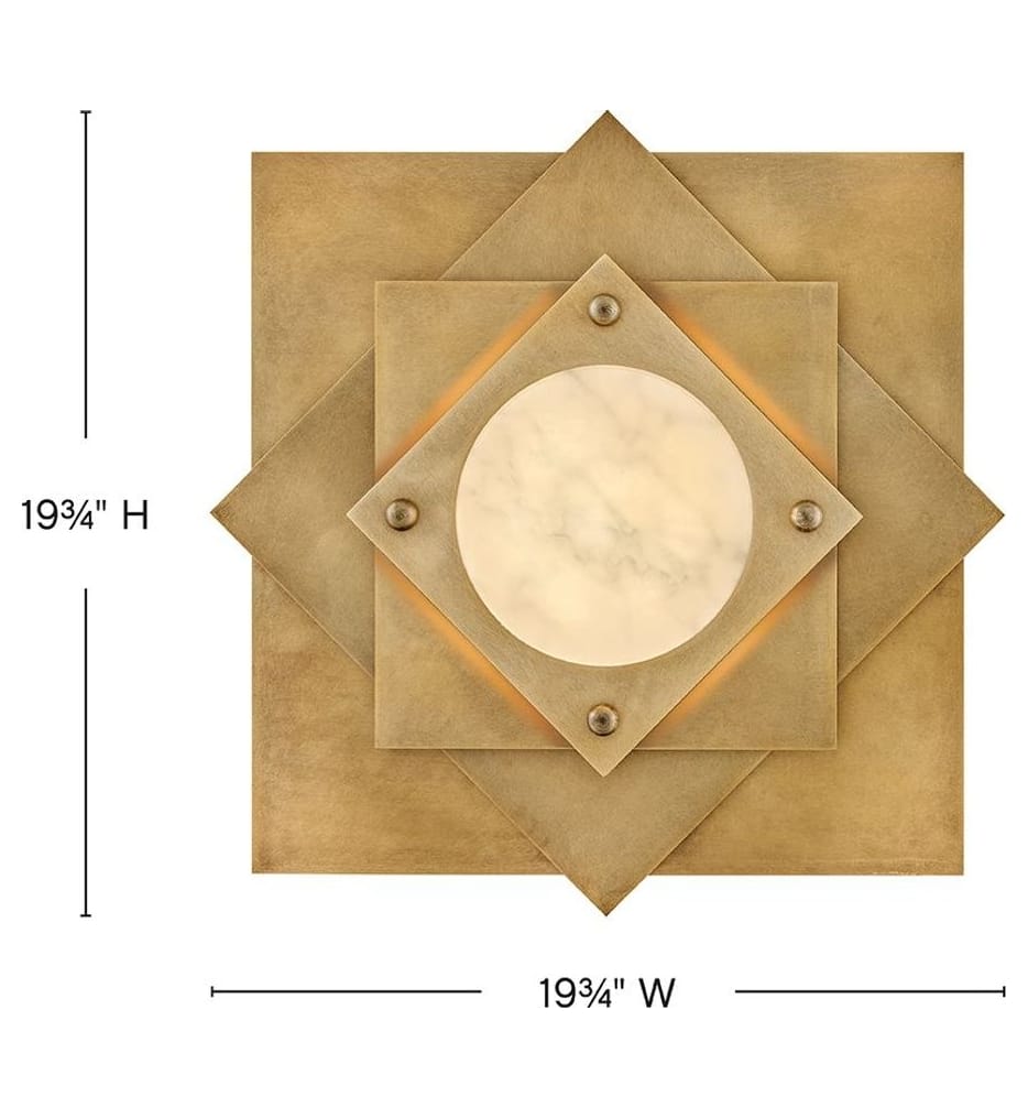 Fredrick Ramond - FR41583HB - Claude 19.75" Flush Mount