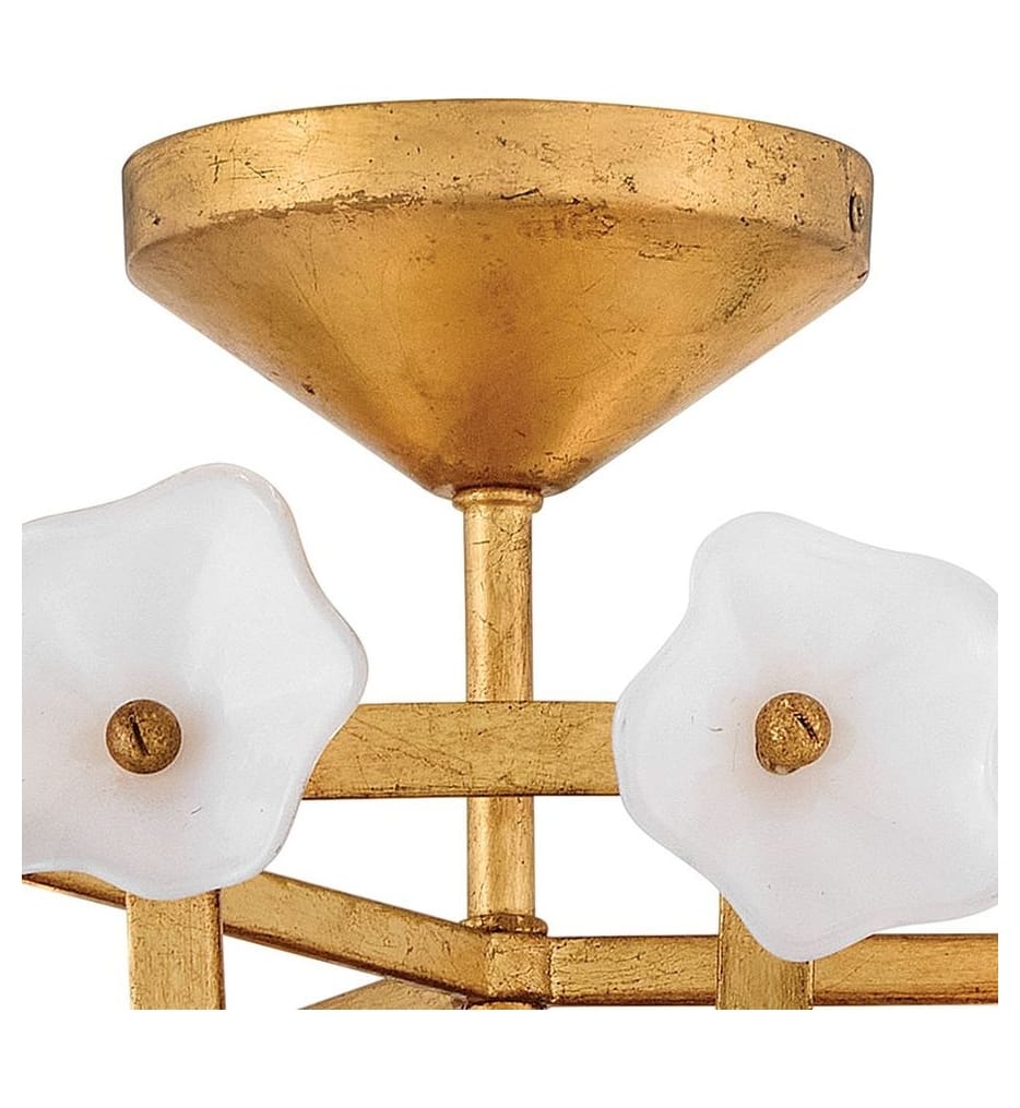 Fredrick Ramond - FR41633DA - Azalea 20.25-Inch Semi-Flush Mount