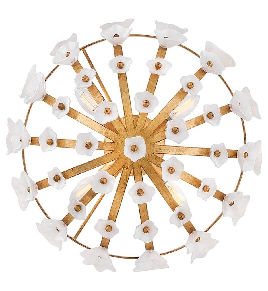 Fredrick Ramond - FR41633DA - Azalea 20.25-Inch Semi-Flush Mount