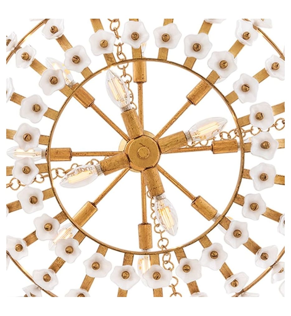 Fredrick Ramond - FR41636DA - Azalea 36-Inch Chandelier