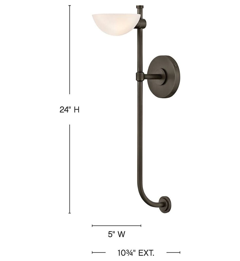 Fredrick Ramond - FR42110BX - Merit 24-Inch Sconce