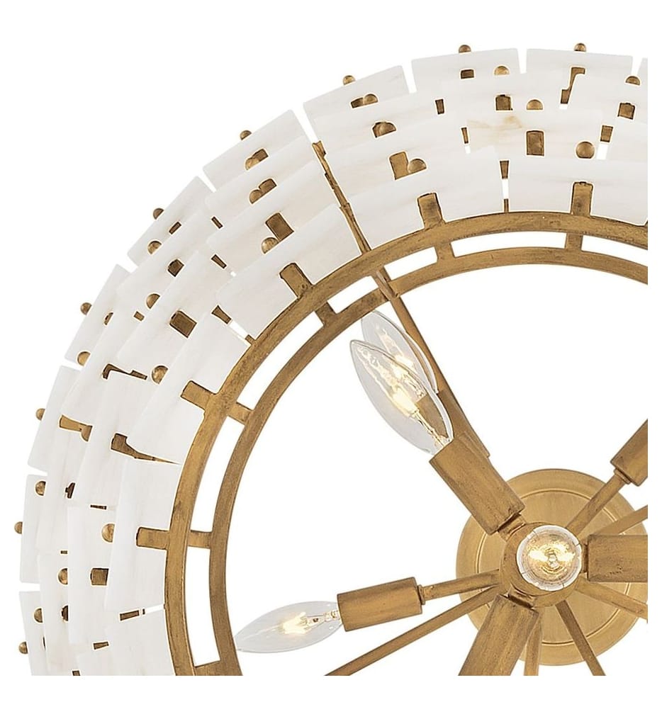 Fredrick Ramond - FR47758BNG - Simone 24-Inch Chandelier
