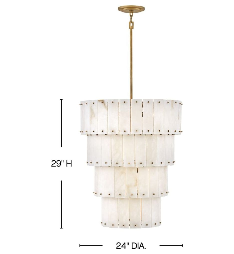 Fredrick Ramond - FR47758BNG - Simone 24-Inch Chandelier