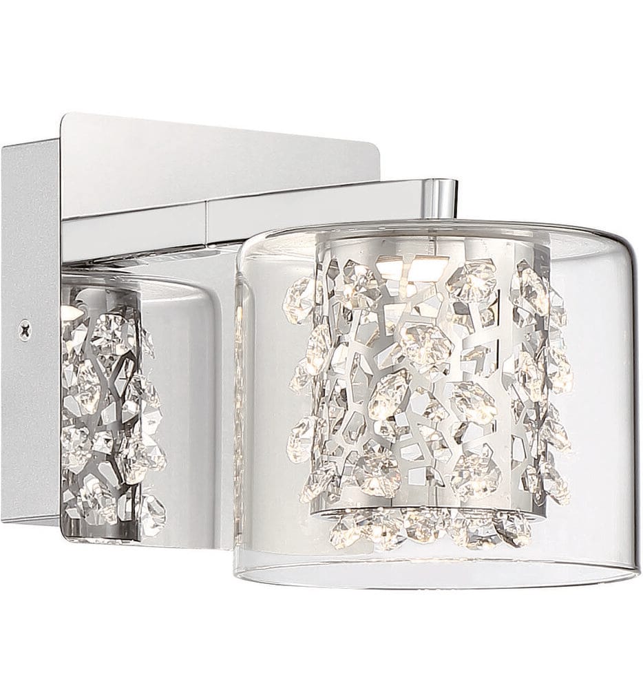 George Kovacs - P1471-077-L - Wild Gems 5.25" Bath Vanity Light