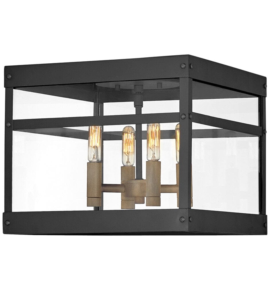 Hinkley Lighting - 2803BK - Porter 12" Outdoor Pendant