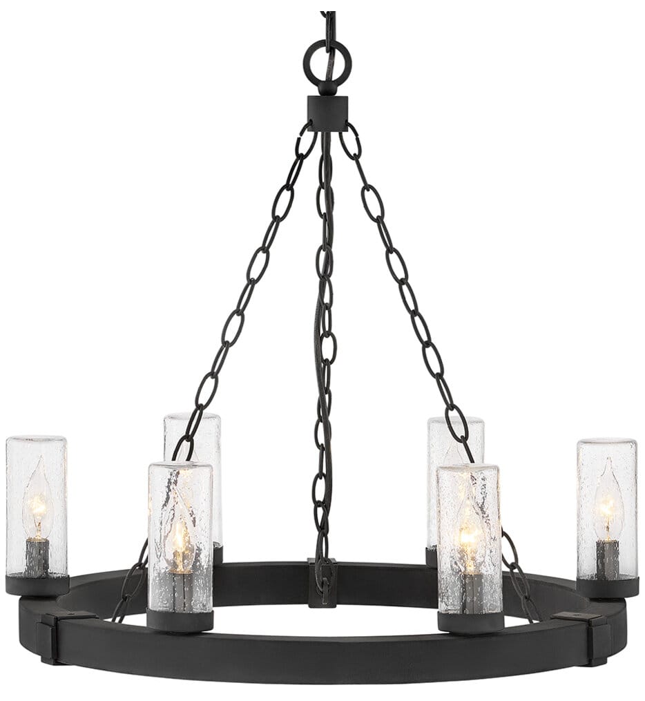 Hinkley Lighting - 29206BK-LV - Sawyer 24" Outdoor Pendant