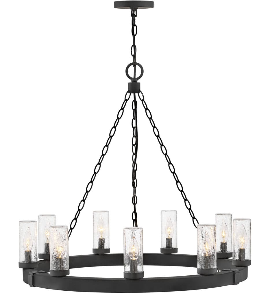 Hinkley Lighting - 29208BK-LV - Sawyer 30" Outdoor Pendant