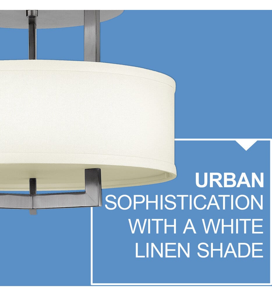 Hinkley Lighting - Hampton 15" Semi-Flush