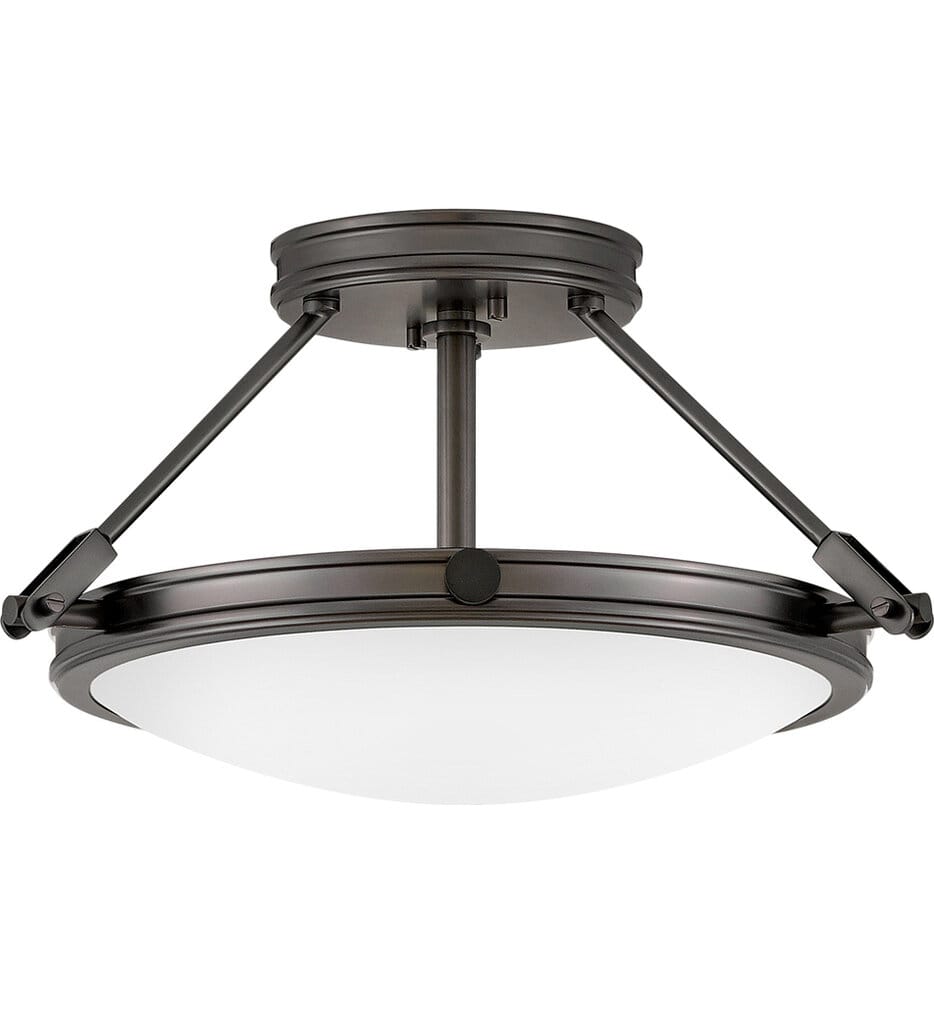 Hinkley Lighting - 3381BX - Collier 16.5" Semi-Flush Mount