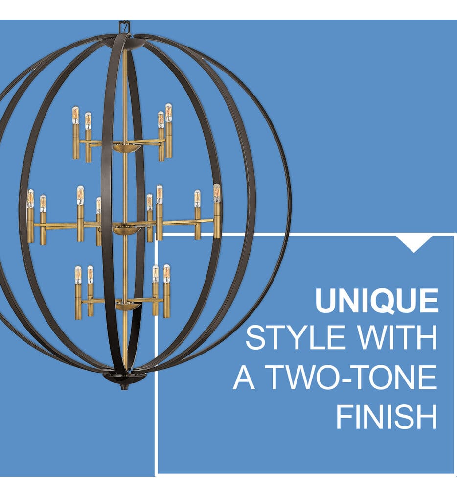 Hinkley Lighting - 3465SB - Euclid 52" Chandelier