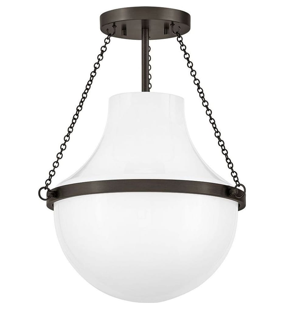 Hinkley Lighting - Collins 18.25-Inch Semi-Flush Mount
