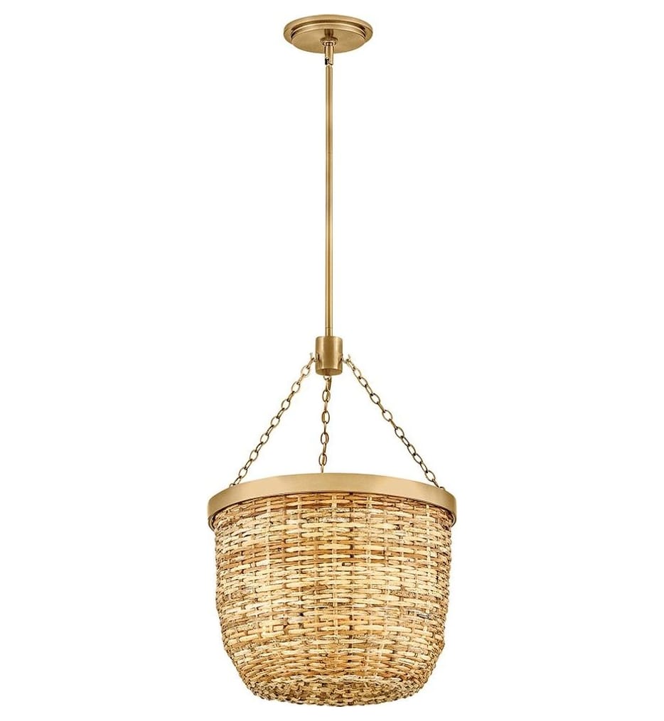 Hinkley Lighting - 48427LCB-NAT - Sanibel 22.5-Inch Pendant