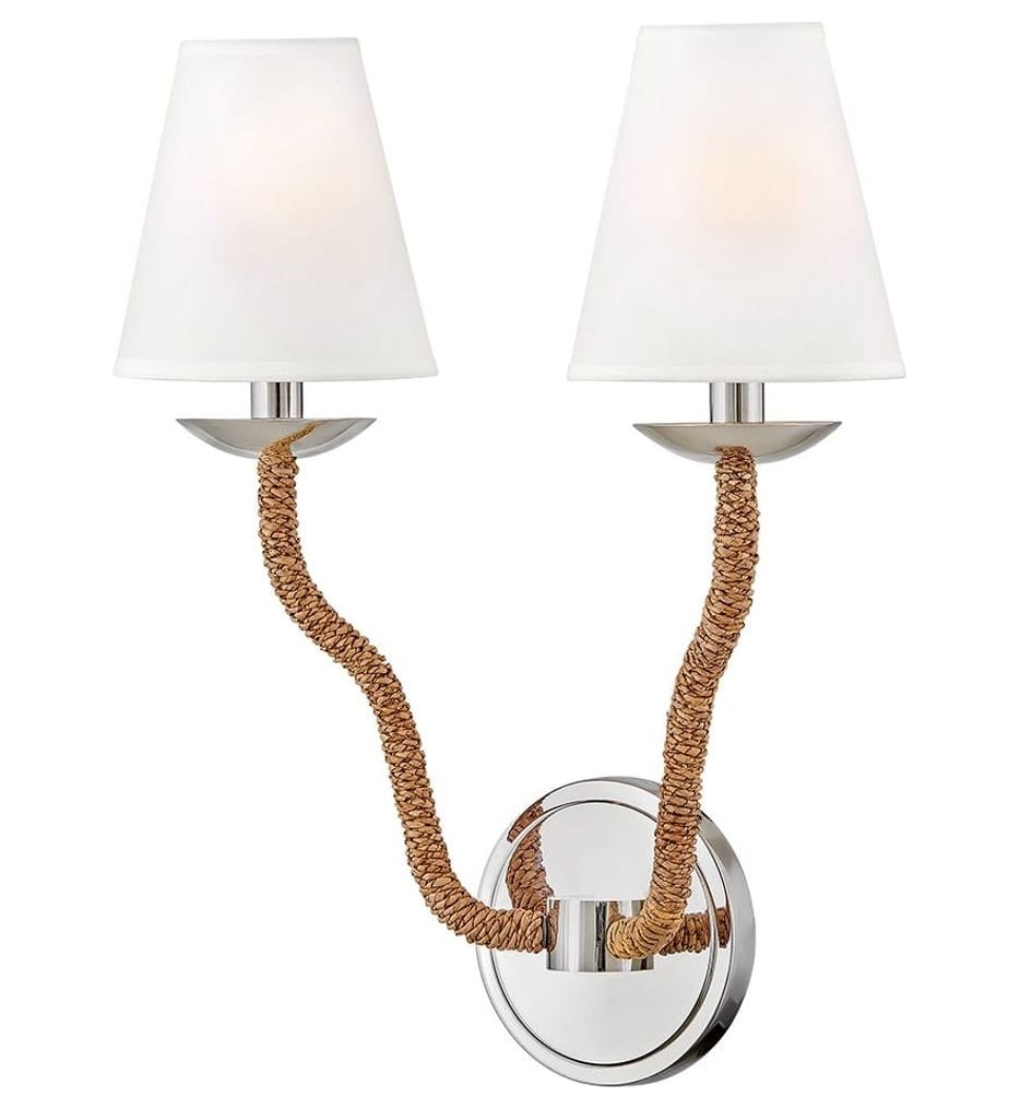 Hinkley Lighting - 48440PN-NAT - Harwich 19.5-Inch Sconce