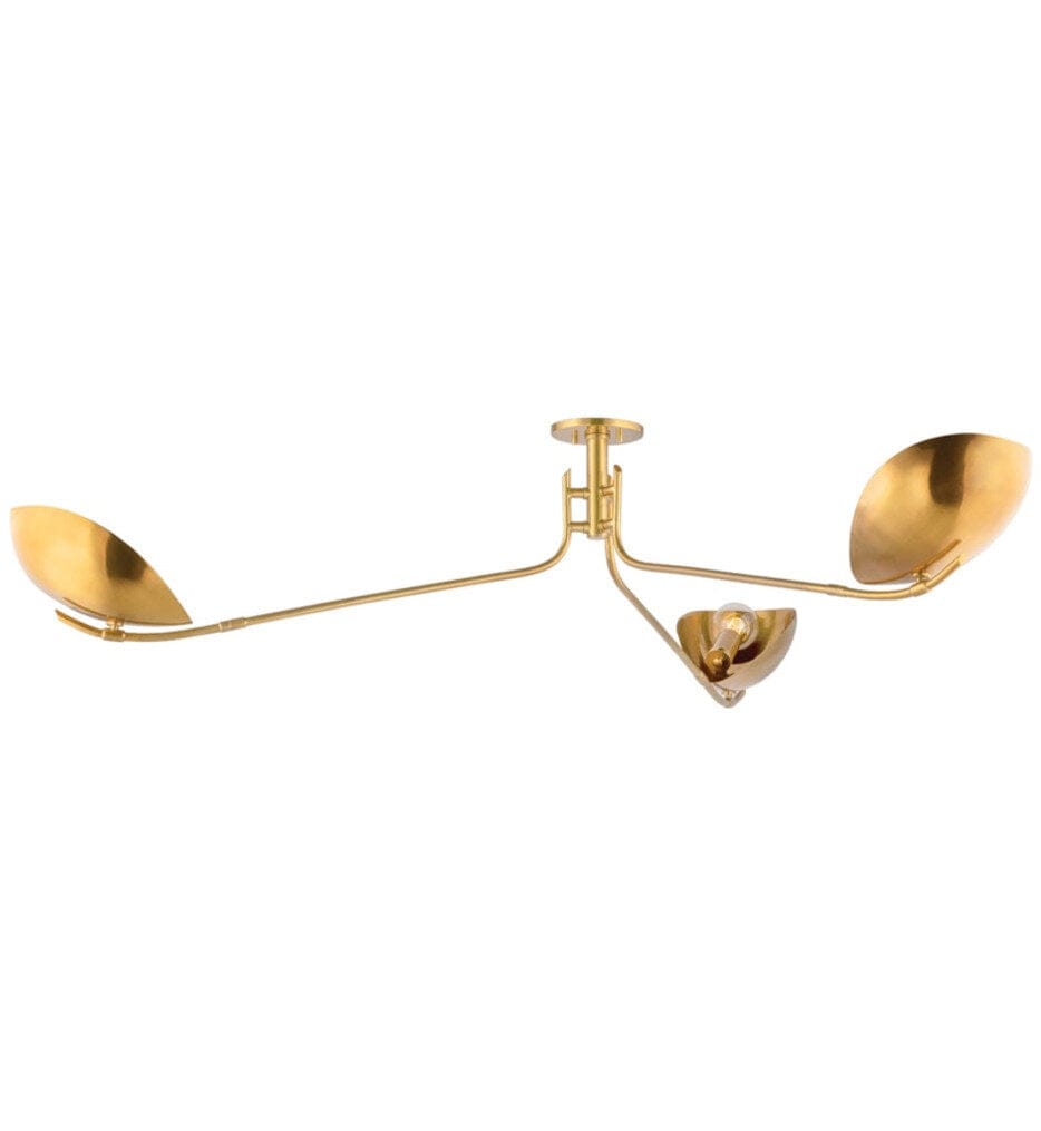 Hudson Valley - 1753-AGB - Avondale 62" Semi-Flush Mount