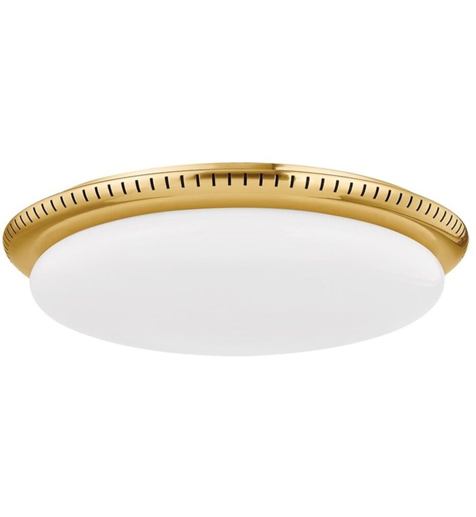 Hudson Valley - 3118-AGB - North Castle 18.25" Flush Mount