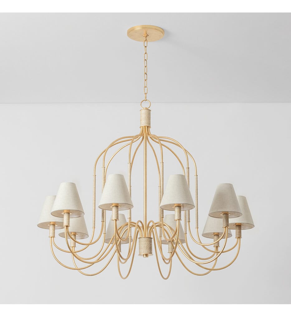 Hudson Valley - 5744-VGL - Warrensburg 44" Chandelier