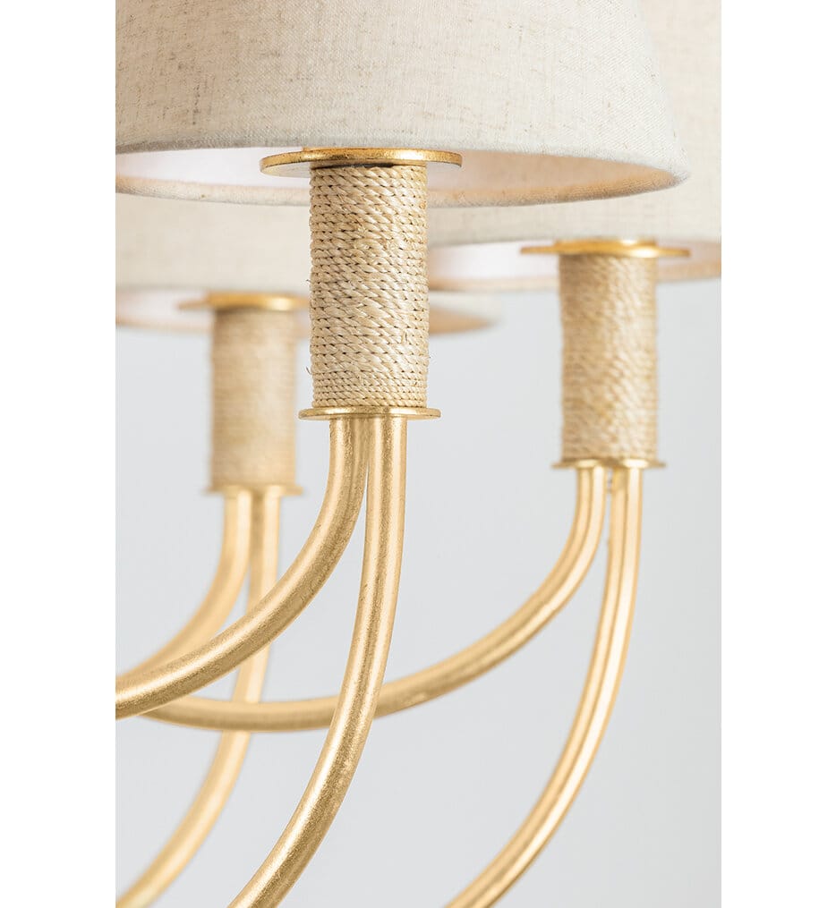 Hudson Valley - 5744-VGL - Warrensburg 44" Chandelier