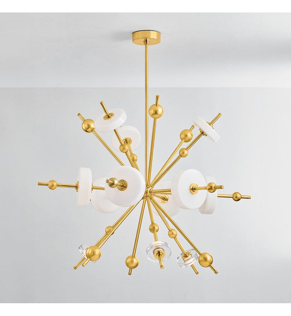 Hudson Valley - 8145-AGB - Maynard 44.5" Chandelier