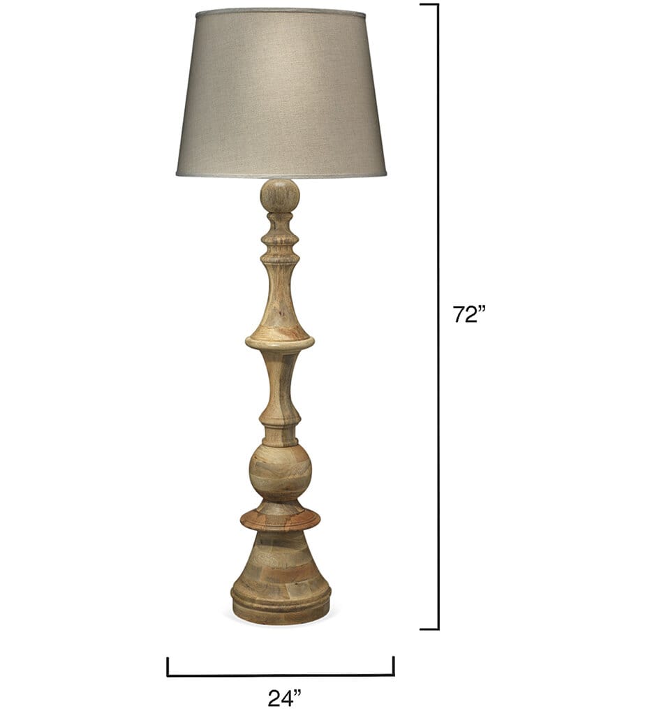 Jamie Young - 1BUDA-FLWD - Budapest 72" Floor Lamp