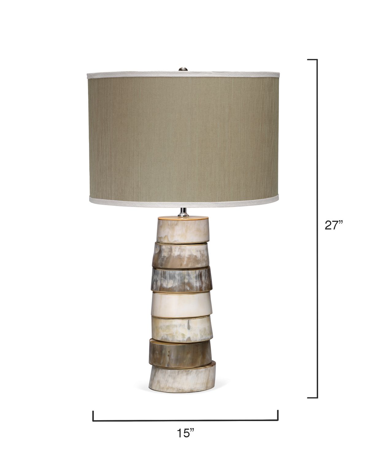 Jamie Young - 1STAC-TLHO - Stacked 27" Table Lamp