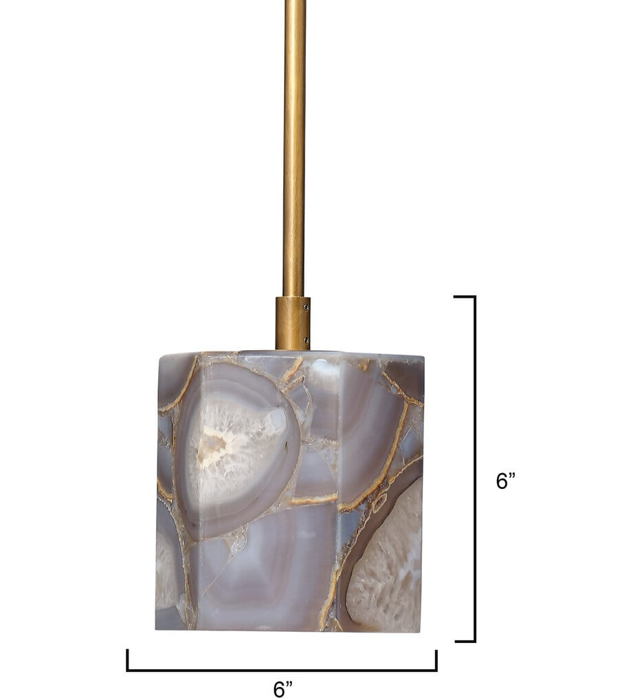 Jamie Young - 5HEXP-SMAG - Hex 6" Pendant