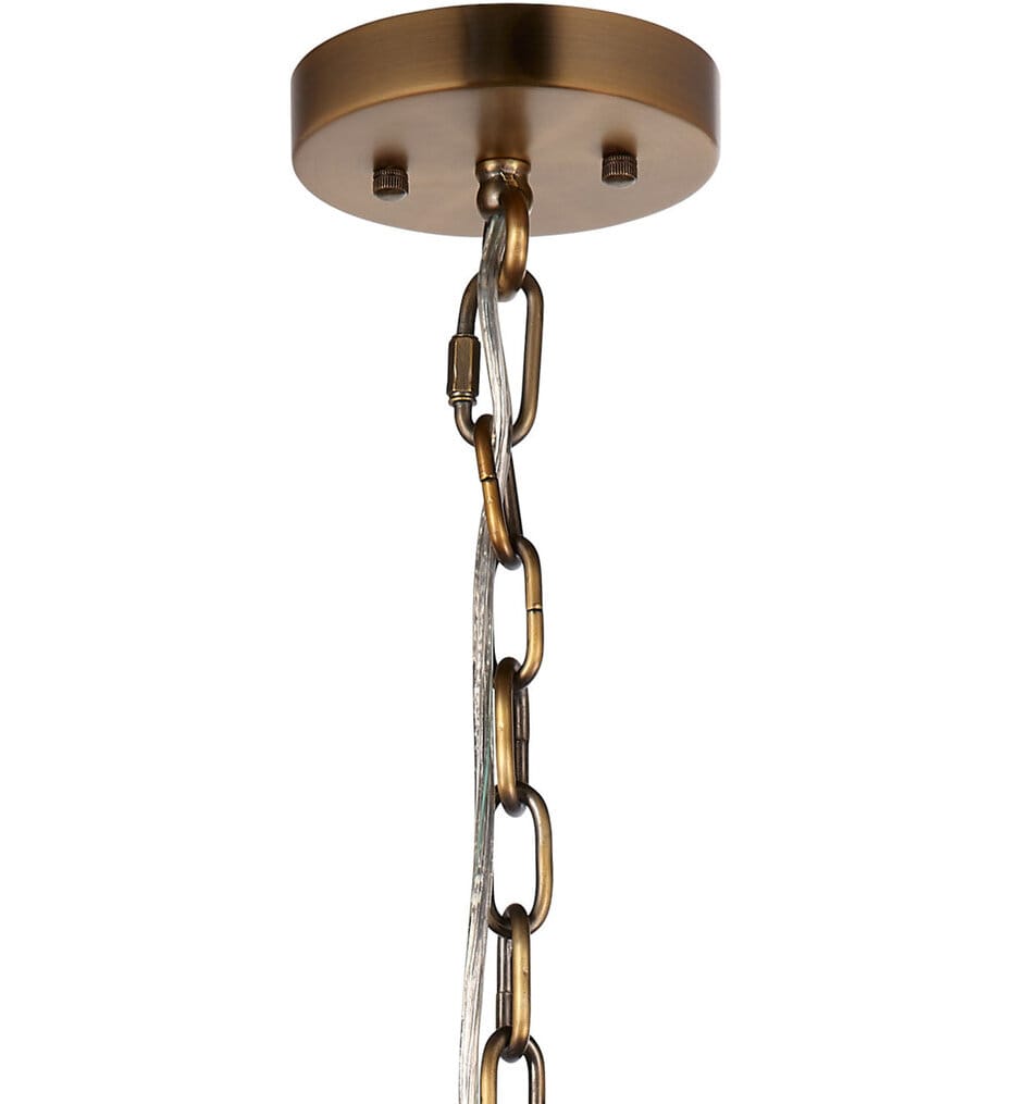 Jamie Young - 5SCAL-PEWH - Scalloped 24" Pendant