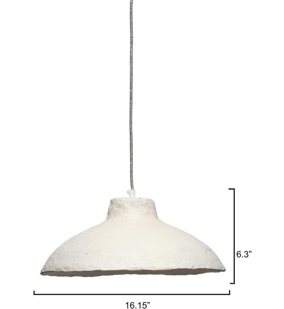 Lifestyle by JY - LS5PARC-PEOW - Parchment 16" Pendant